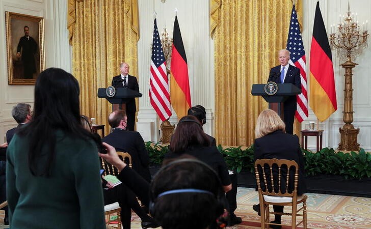 Белый дом: США и Германия едины в вопросе возможных мер против России в случае вторжения в Украину